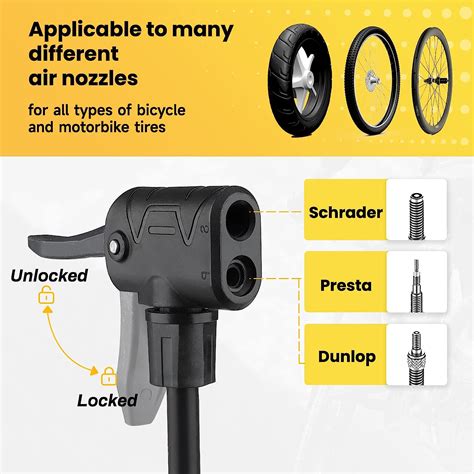 presta valve bicycle pump